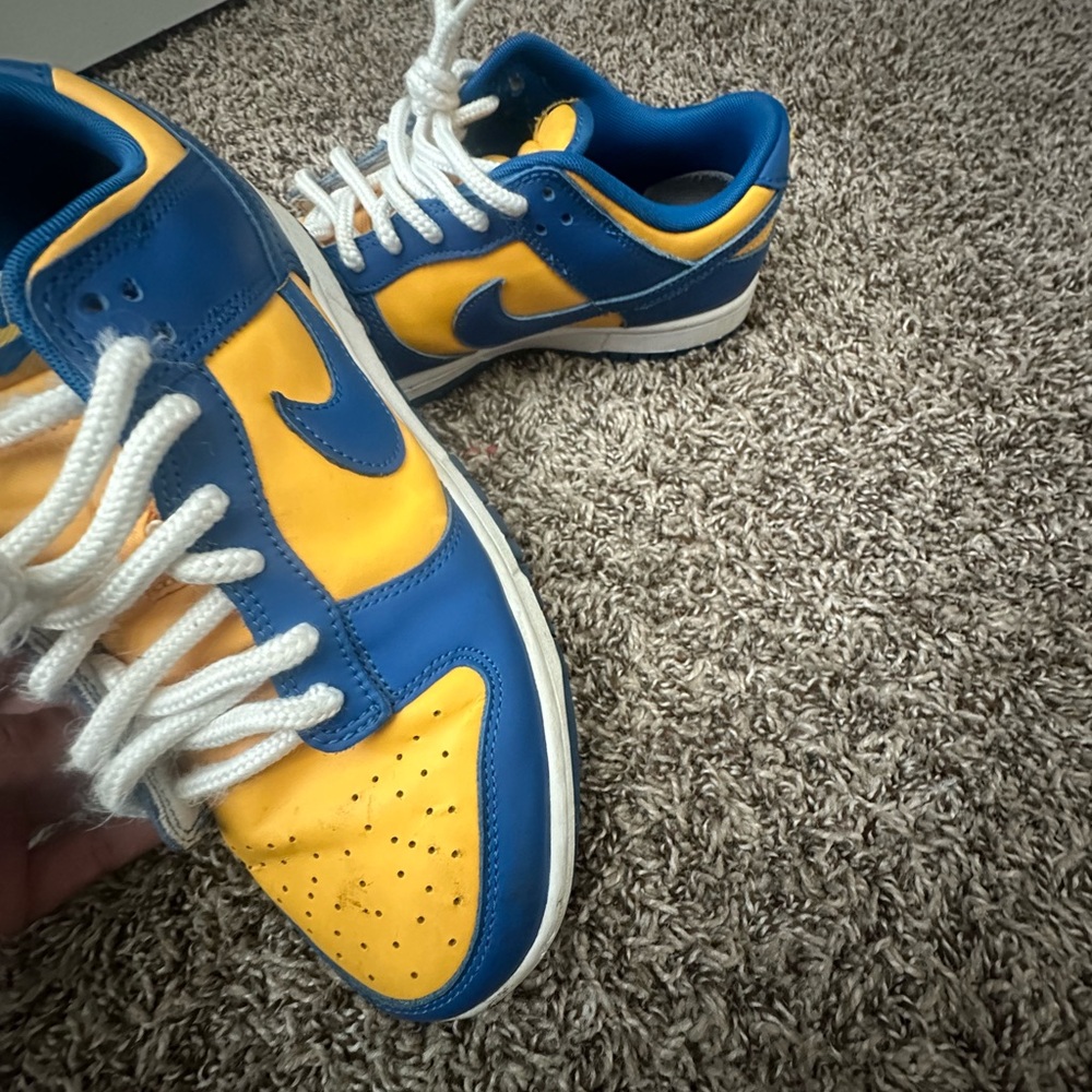 Nike Kids' Blue and Yellow Sneakers